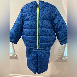 Carters Monster Snow Suit 2T